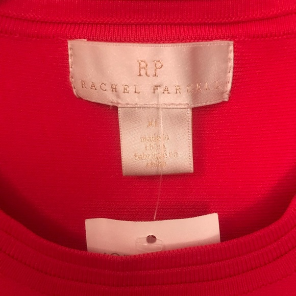 NWT Red Rachel Parcell knit top with bell sleeves - Picture 10 of 12